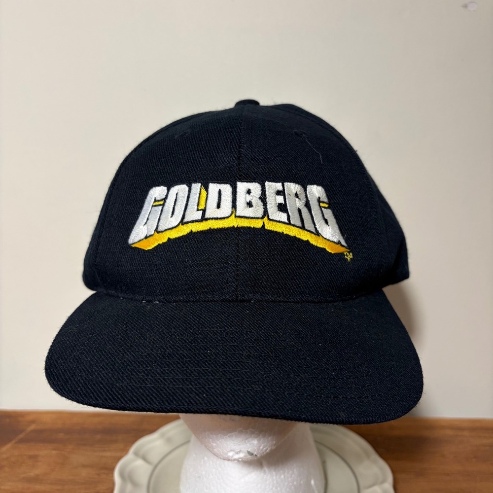 Vintage 1997 Goldberg WCW nWo Snapback Hat Black Wrestling Cap World Champion